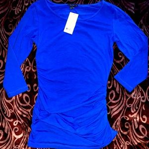 Women’s Size Small Theory Half Sleeve Blue Shirt